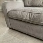 Grey Fabric 3 Seater Sofa - Excellent Condition