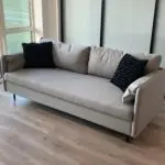 MADE - Hitomi Platform Sofa Bed Mountain Grey Fabric