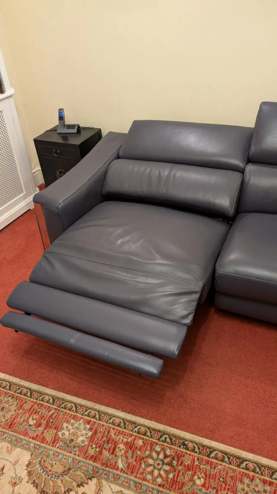 Sofology Torres 3-seater Double Power Recliner, Lavender Grey