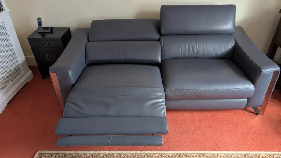 Sofology Torres 3-seater Double Power Recliner, Lavender Grey