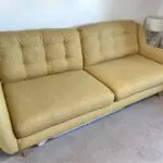French Connection Camden Yellow Ochre Four seater