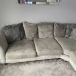 DFS Lawire Corner Sofa Silver