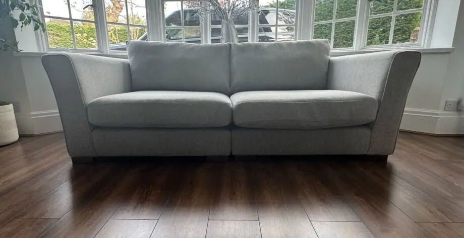 Grey nearly new sofa