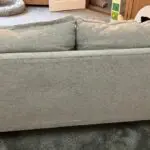 2/3 light grey sofa