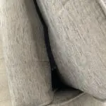Grey Fabric 3 Seater Sofa - Excellent Condition