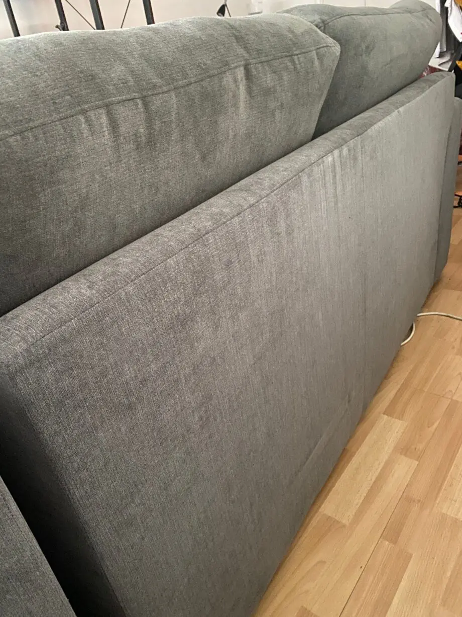 DFS Xander Left Hand Facing Arm Open End Corner Sofa (Colour: Graphite/grey)
