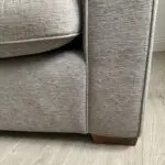 Grey Fabric 3 Seater Sofa - Excellent Condition