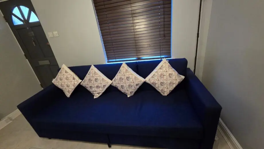 IKEA FRIHETEN 3-seat sofa-bed, Navy Blue
