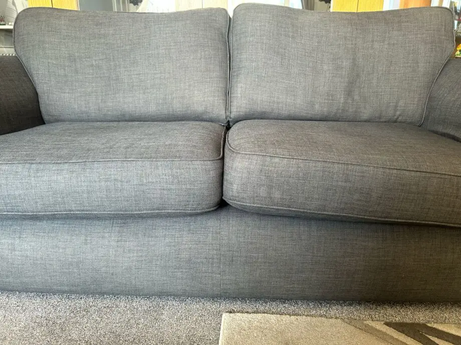 2X Charcoal Grey 3 seater sofas
