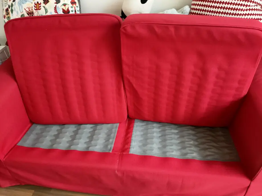 Ikea Red Ektorp sofa