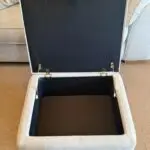 Fish pools 2-seater Sofas (2x) and 1 storage footstool