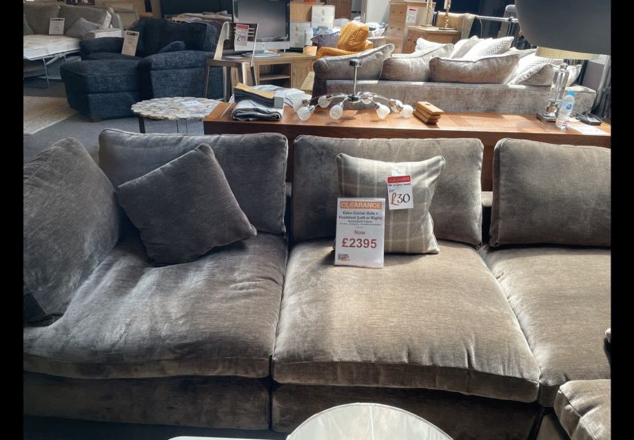 Eden corner corner sofa left or right