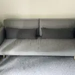 Habitat Grey 3 seater clic clack sofa bed