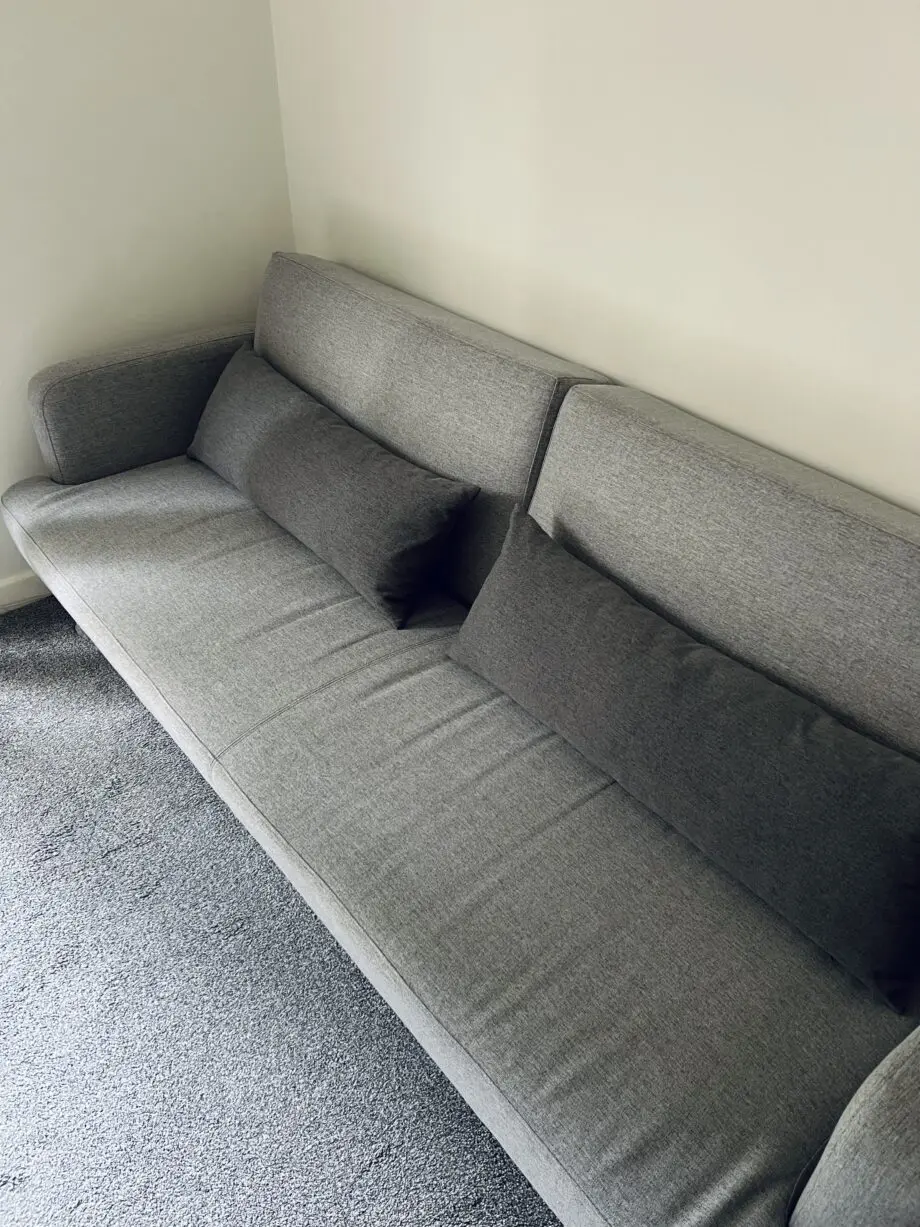 Habitat Grey 3 seater clic clack sofa bed