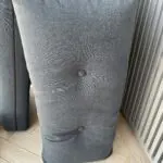 Innovation Living Recast Sofa Bed with Pocket Sprung Mattress, Dark Leg, Dark Blue Nist Blue