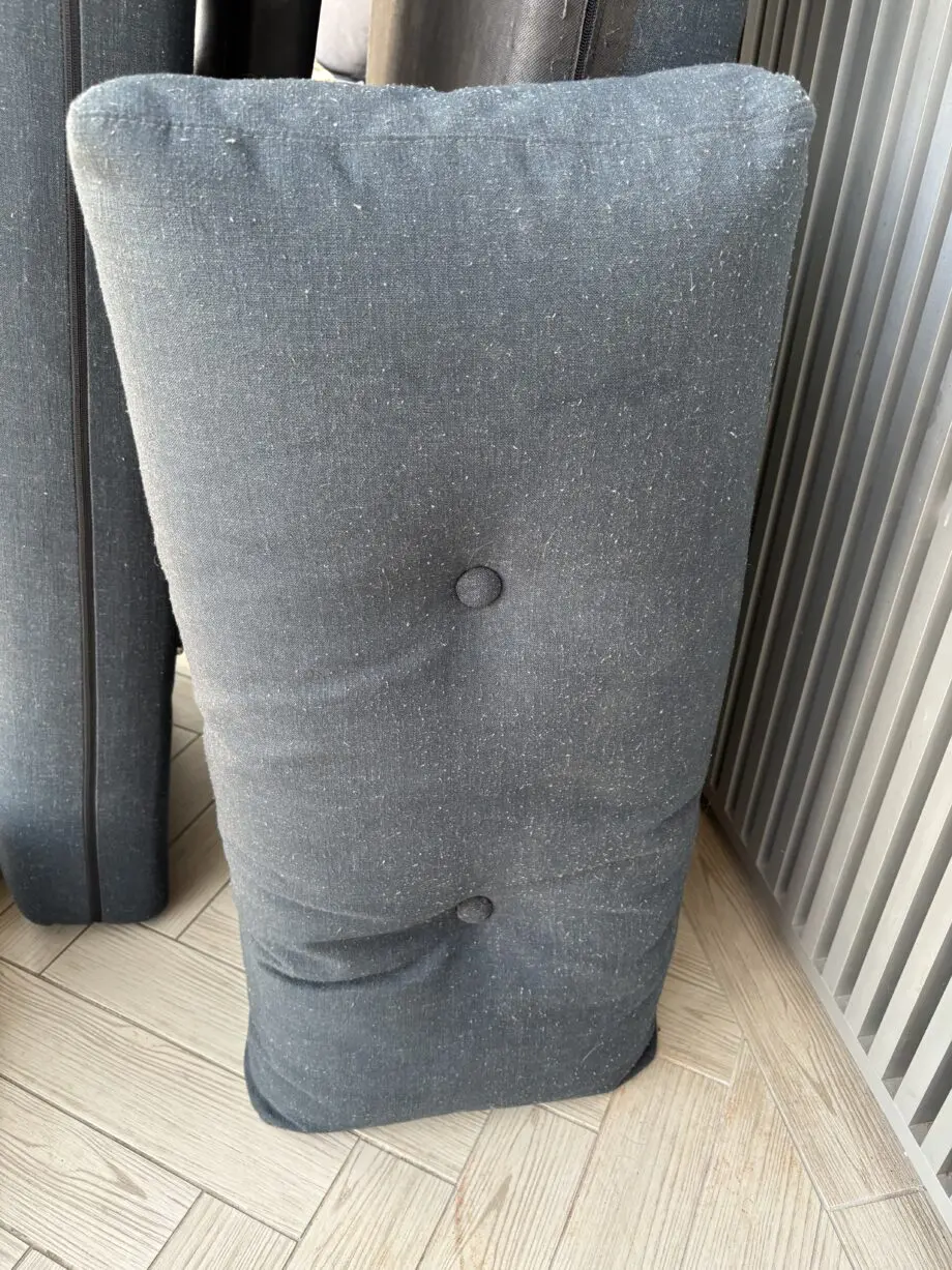 Innovation Living Recast Sofa Bed with Pocket Sprung Mattress, Dark Leg, Dark Blue Nist Blue