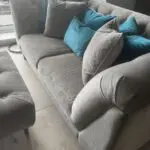 Sofology 2 Seater Sofa- etched velvet mink