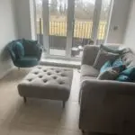 Sofology 2 Seater Sofa- etched velvet mink