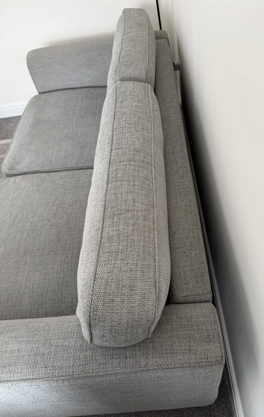Furniture village, Grey, Elora, 4 seater sofa
