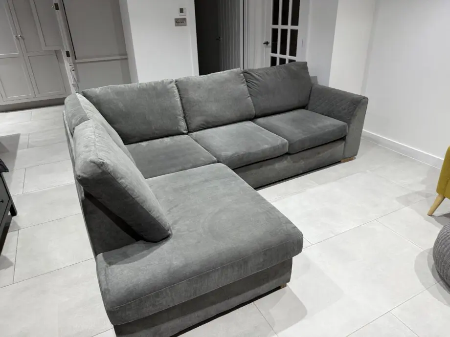 Grey Corner Sofa – Left Hand Side