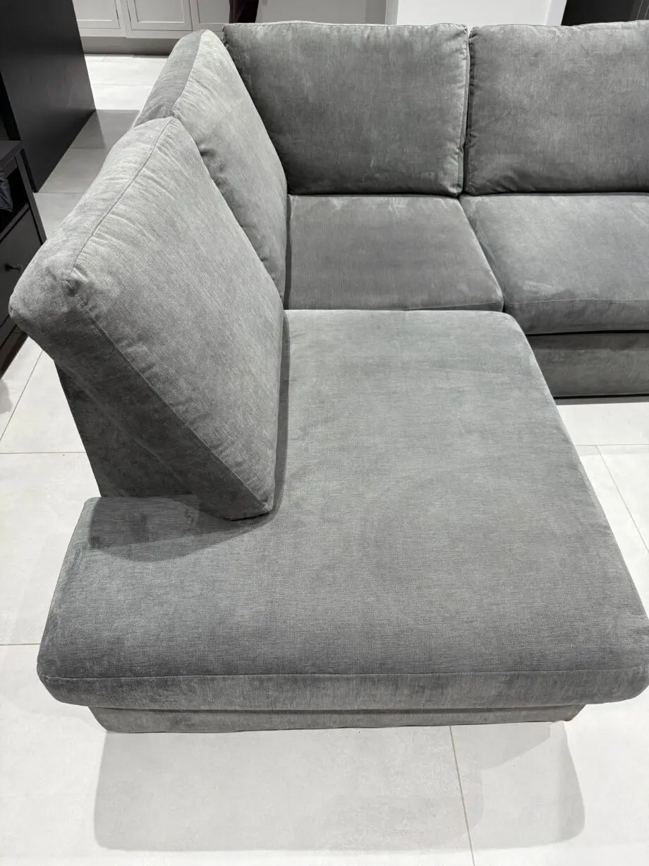Grey Corner Sofa – Left Hand Side
