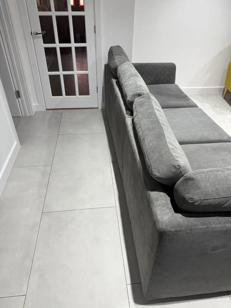 Grey Corner Sofa – Left Hand Side