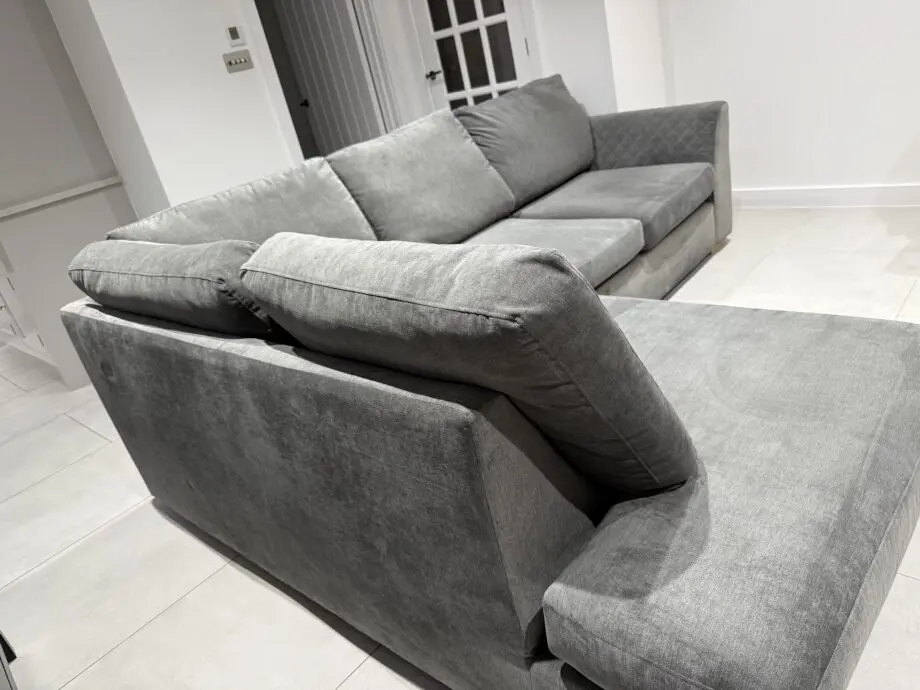 Grey Corner Sofa – Left Hand Side