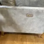 Grey/Blue 2-Seater Sofa