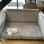 Grey/Blue 2-Seater Sofa