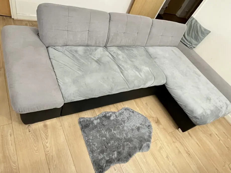Honey Pot Furniture - Grey&Black Sofa Bed