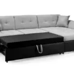 Honey Pot Furniture - Grey&Black Sofa Bed