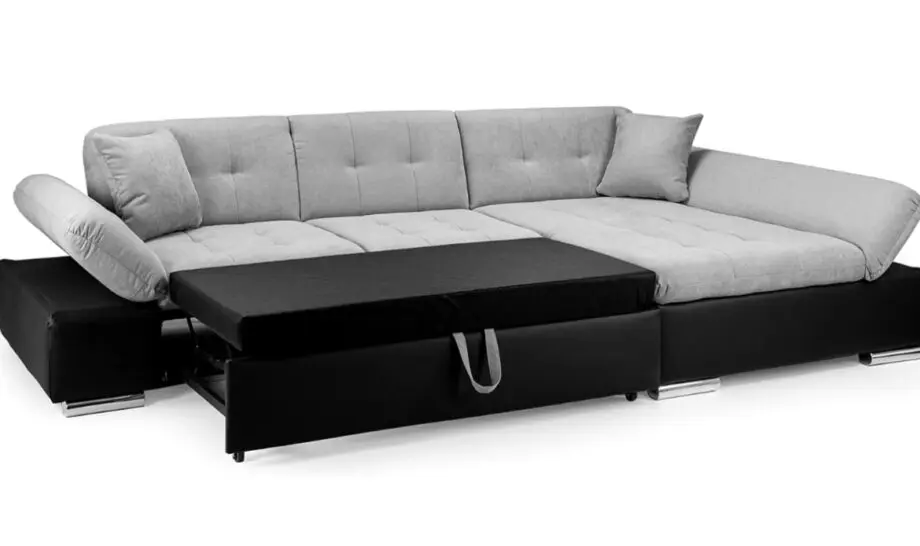 Honey Pot Furniture - Grey&Black Sofa Bed