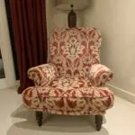 Tetrad Elgar High Back Chair in Enigma Claret
