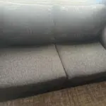 2 months old 3 seater & 2 seater sofas set. Matching. Black and grey