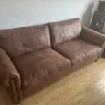 DFS Brown Cudworth 4 Seater Sofa