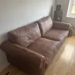 DFS Brown Cudworth 4 Seater Sofa