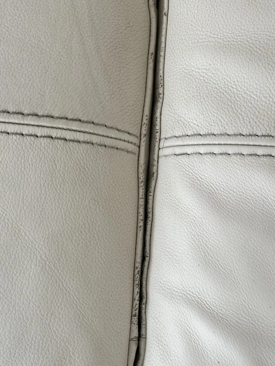 Sisi Italia Cream Leather Sofas