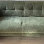 3 & 2 Seater Sofa Suite – Olive Chenille
