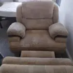 Electric recliner chair and matching sofa