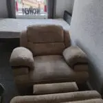 Electric recliner chair and matching sofa