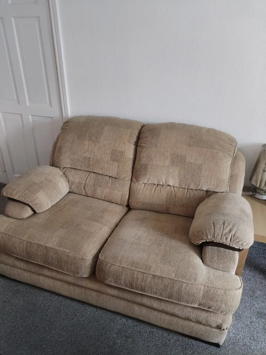 Electric recliner chair and matching sofa