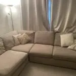 DFS Beige ‘Pryzm’ Corner Sofa In Good Condition