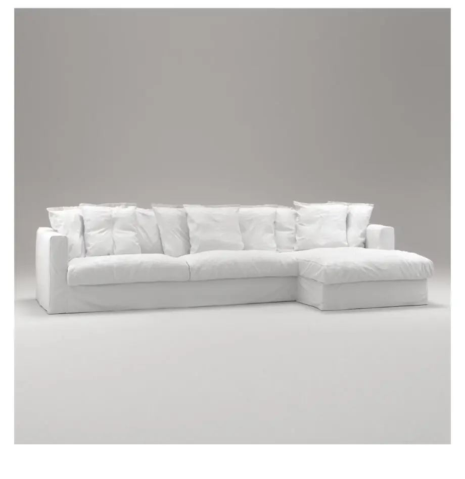 Royal Design Uk Le grand air 3-seater corner sofa- white