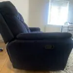 Monte Velvet Reclining 3 Seater Sofa LuxeNavy 30763341