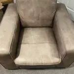 DFS light brown armchair