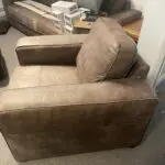DFS light brown armchair