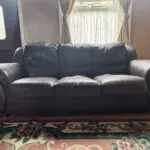 3 SEATER NICOLINE LEATHER ITALIAN SOFA BARGAIN!!!