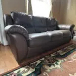 3 SEATER NICOLINE LEATHER ITALIAN SOFA BARGAIN!!!