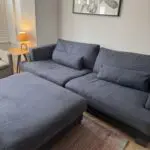 SITS Brandon 3 seater sofa with footstool and fixed covers