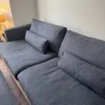 SITS Brandon 3 seater sofa with footstool and fixed covers